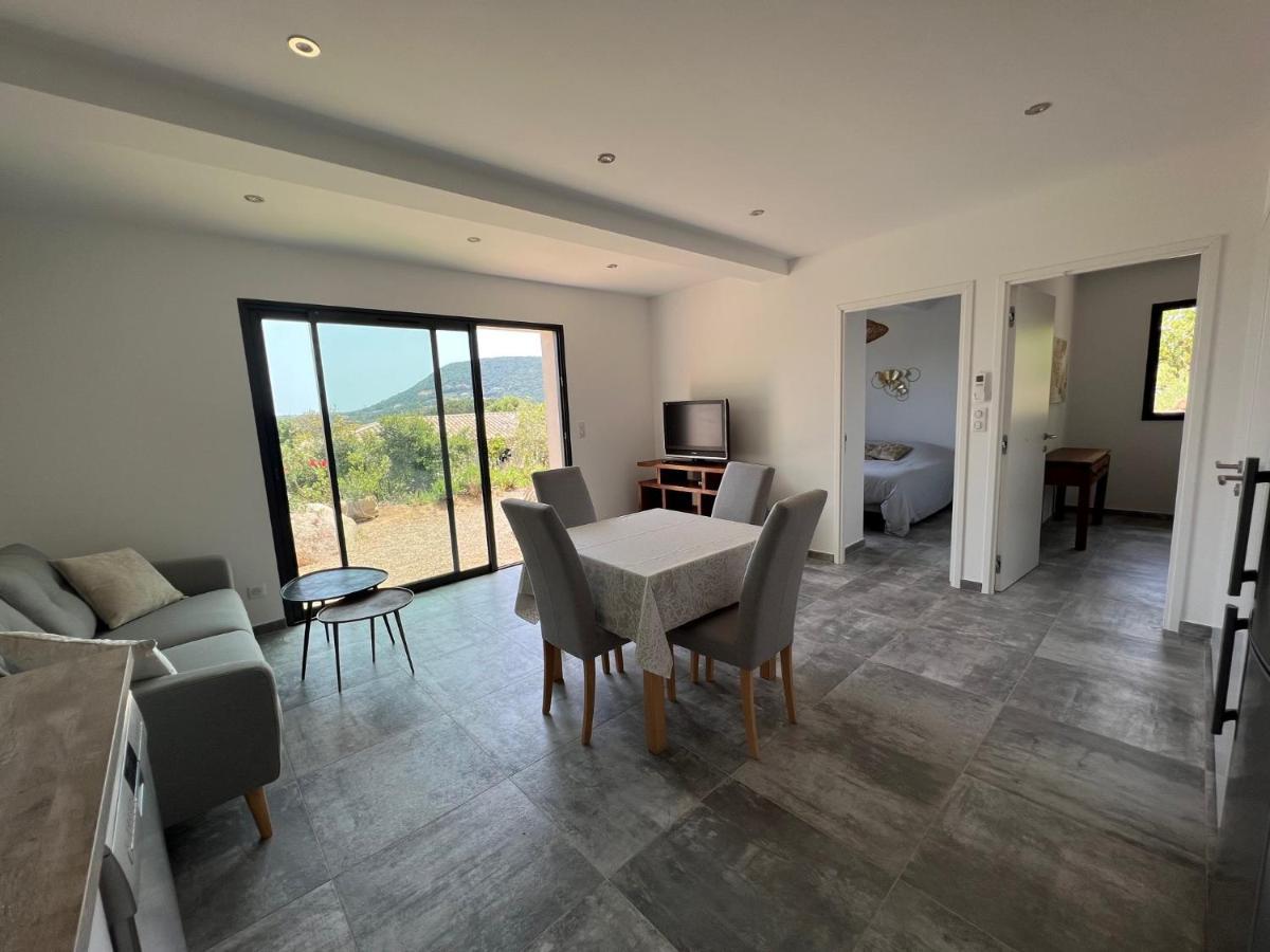 Superbe appartement vue mer tour de Pinarello-chez Lisa-3 étoiles meublé de tourisme Pinarellu Esterno foto